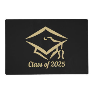 Graduation Class of 2025 BLKVMG Customize Year Placemat