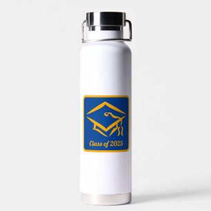 Graduation Class of 2025 BLUGLD Customize Year Water Bottle
