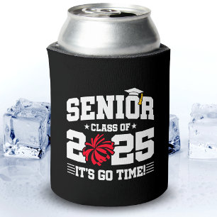 Graduation Class of 2025 Cheerleader Cheer Senior Can Cooler