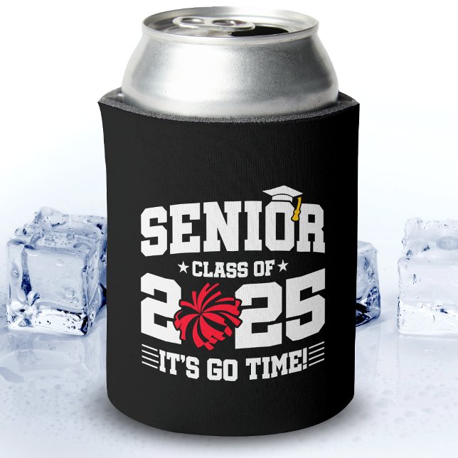 Graduation Class of 2025 Cheerleader Cheer Senior Can Cooler (Creator Uploaded)