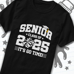 Graduation Class of 2025 Cheerleader Cheer Senior T-Shirt