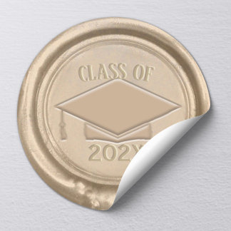 Graduation Class of 2025 Classic Gold Wax Seal