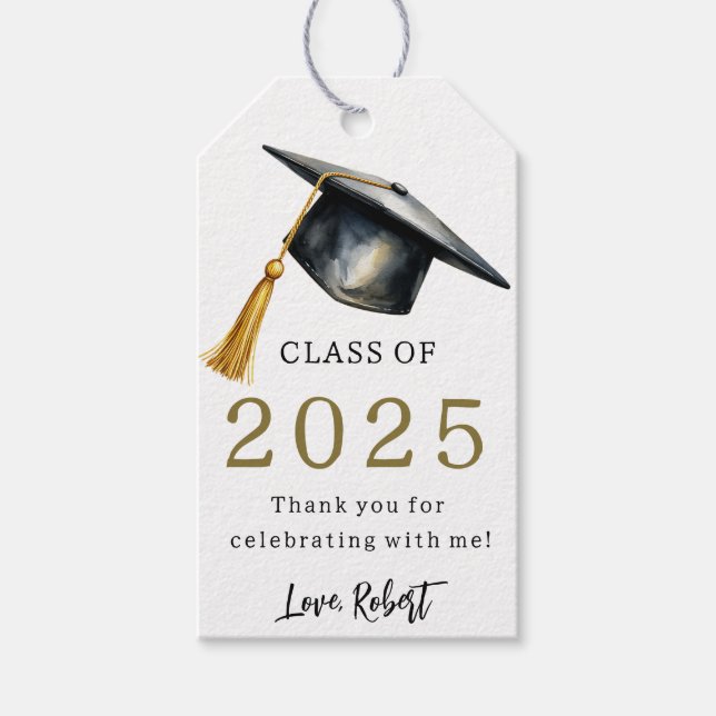 Graduation Class Of 2025 Gift Tag (Front)