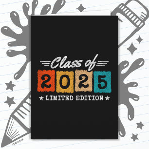 Graduation Class of 2025 Graduate Senior 2025 Card