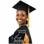 Graduation Class Of 2025 Keepsake Photo Sculpture<br><div class="desc">Design your custom photo sculpture today. First, choose a photo with a simple background. Use an online tool to remove the background (Adobe Express allows background removal on high resolution photos free of charge) of your graduation photo. Upload the edited photo to my Zazzle template, add your Name, class or...</div>