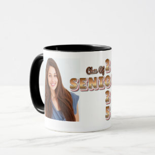 Graduation Class of 2025 Senior Graduate Photo Mug