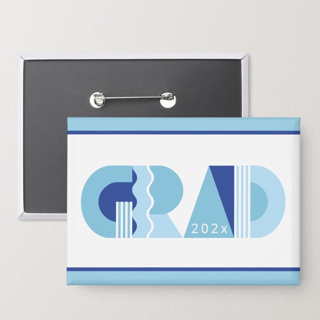 Graduation class of 2026 blue gift  button (Creator Uploaded)