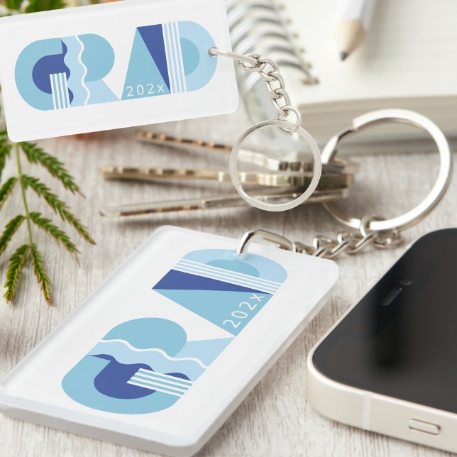 Graduation class of 2026 blue gift  keychain (Creator Uploaded)