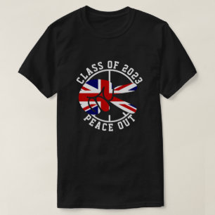 Graduation Class Of 2026 Peace Out UK Graduate  T-Shirt