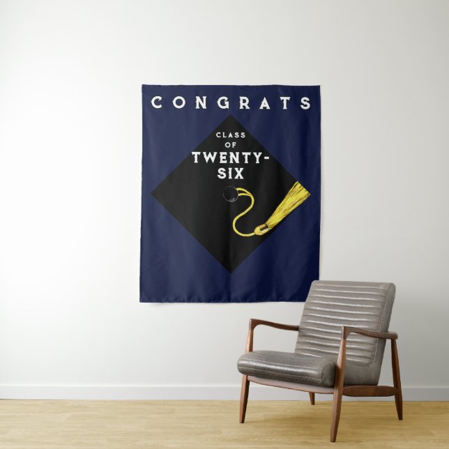 Graduation Class of 2026 Photo Backdrop (In Situ)