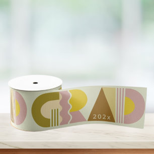 Graduation class of 2026 retro grosgrain ribbon