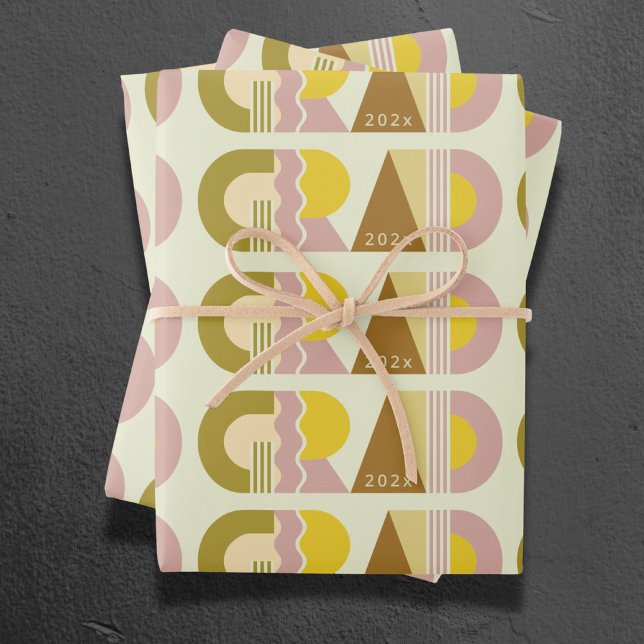 Graduation class of 2026 retro wrapping paper sheets (Creator Uploaded)