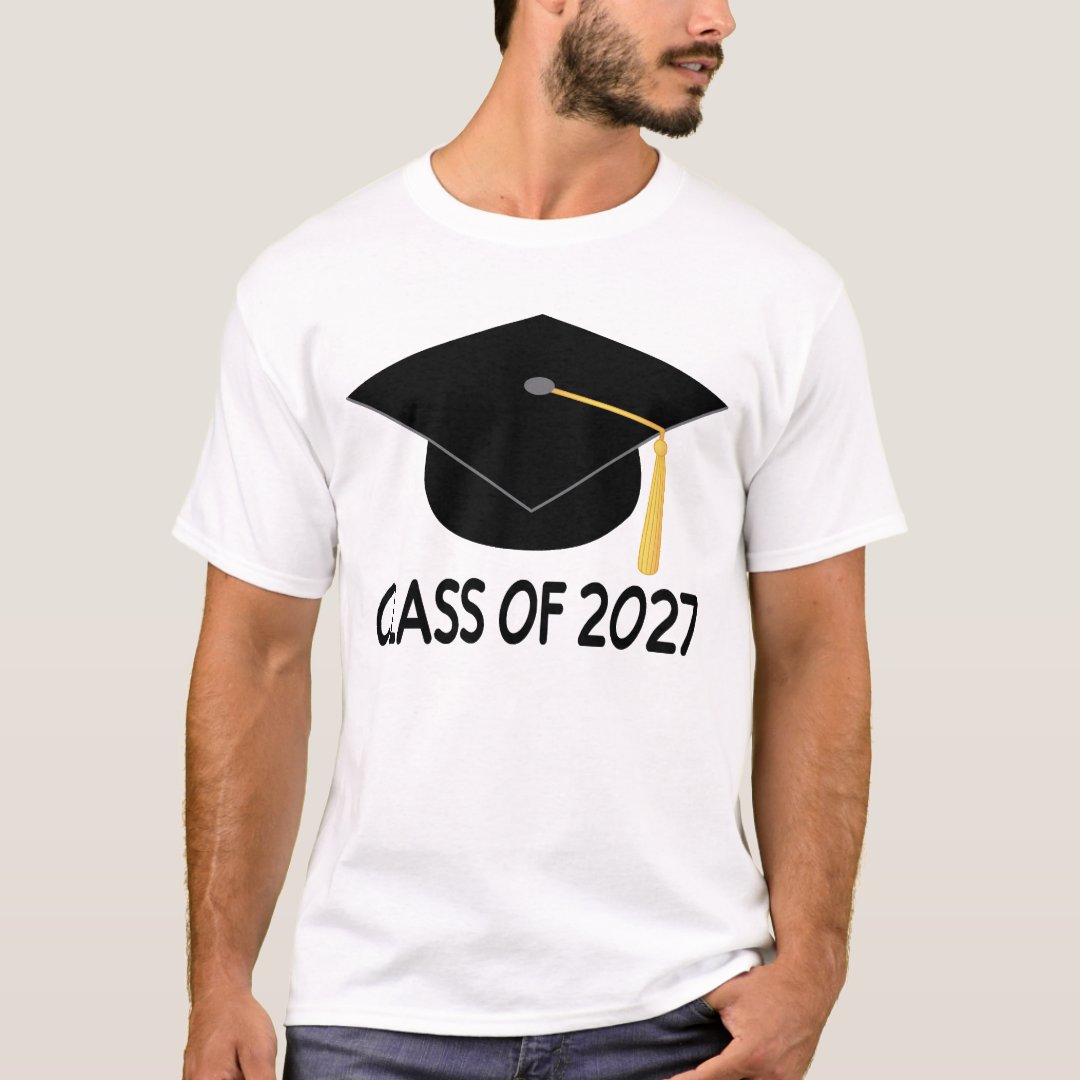 Graduation Class of 2027 T-Shirt | Zazzle