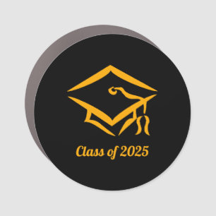 Graduation Class of 20?? BLKGLD Customize Year Car Magnet