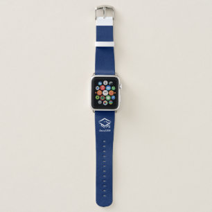 Graduation Class of 20?? BLUCLWHT Customize Year Apple Watch Band