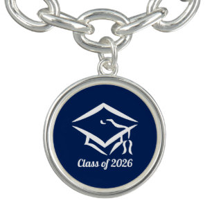 Graduation Class of 20?? BLUCLWHT Customize Year Bracelet
