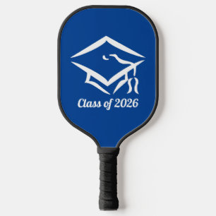 Graduation Class of 20?? BLUWHT Custom Year Name Pickleball Paddle