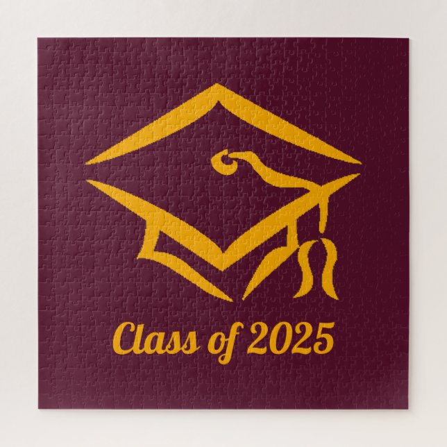 Graduation Class of 20?? BURGLD Custom Year Name Jigsaw Puzzle (Vertical)