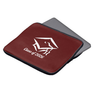 Graduation Class of 20?? BURWHT Customize Year Laptop Sleeve