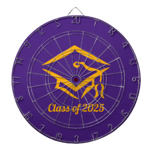 Graduation Class of 20?? PURGLD Custom Year Name Dart Board