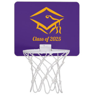 Graduation Class of 20?? PURGLD Custom Year Name Mini Basketball Hoop