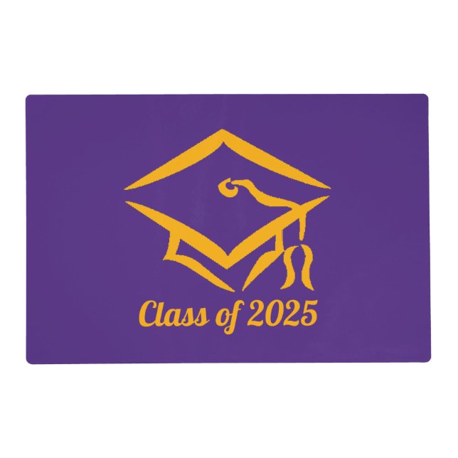Graduation Class of 20?? PURGLD Customize Year Placemat (Front)
