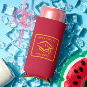 Graduation Class of 20?? REDGLD Customize Year Seltzer Can Cooler