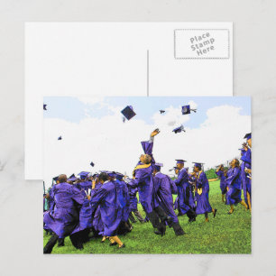Graduation Class of 20XX African American Photo Postcard