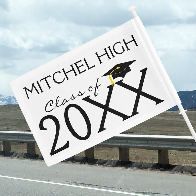 Graduation Class Of 20XX Car Flag (Creator Uploaded)