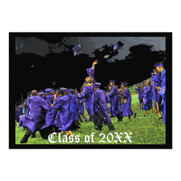 Graduation Class of 20XX Custom Invites
