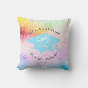 Graduation Class of 20XX Custom Personalized Throw Pillow