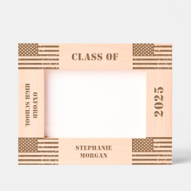 Graduation Class of Any Year Engraved Frames (Front)