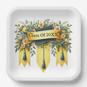 Graduation Class Of Customized Paper Plates