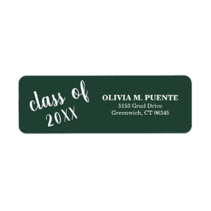 Graduation Return Address Labels | Zazzle