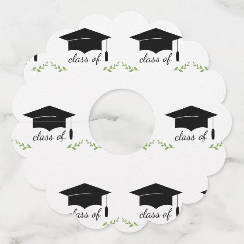 Graduation Class Of Wine Glass Tag