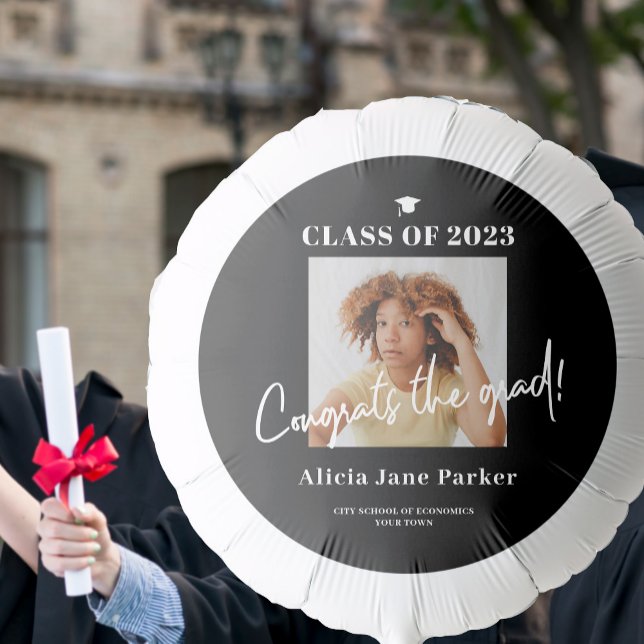 Graduation class of year photo graduate congrats balloon (Creator Uploaded)