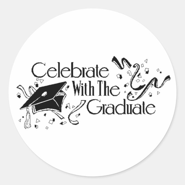 Graduation Classic Round Sticker (Front)