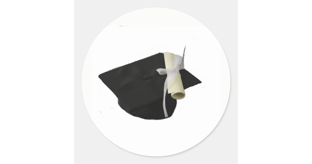 Graduation Classic Round Sticker | Zazzle