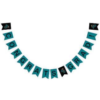 Graduation Coastal Carolina Bunting Flags