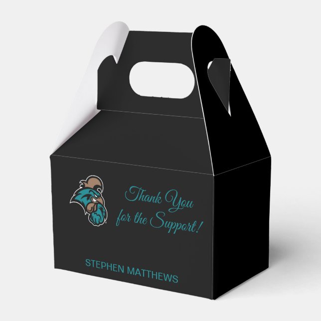 Graduation Coastal Carolina Favor Boxes (Front Side)