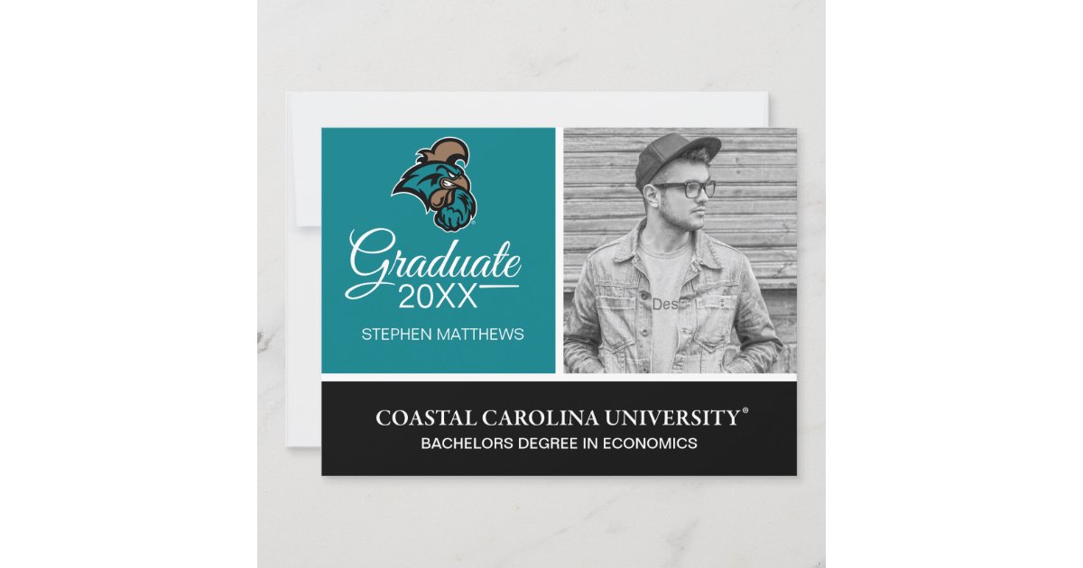 Graduation Coastal Carolina Invitation Zazzle