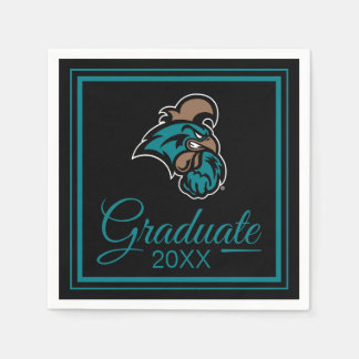 Graduation Coastal Carolina Napkins
