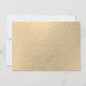 Graduation Collage | Gold Elegant Grad 3 Photo Invitation (Back)