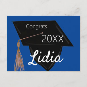 Graduation College Highschool Cap Postcard