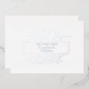 Graduation Comes Once In A Lifetime Foil Invitatio Invitation