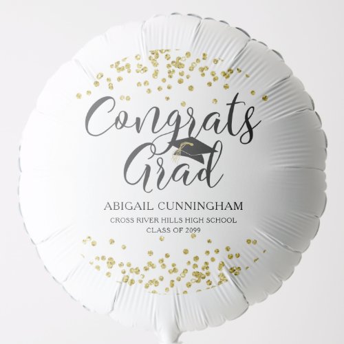 Graduation Confetti CONGRATS GRAD Balloon
