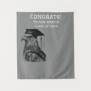 Graduation Congrats Backdrop   Eagle