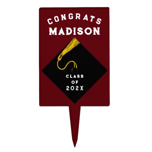 Graduation Congrats Cake Topper