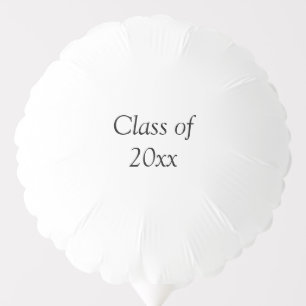 Graduation congrats class of 20xx add name text balloon