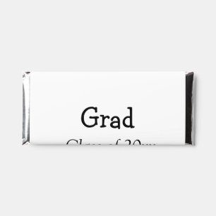 Graduation congrats class of 20xx add name text hershey bar favors